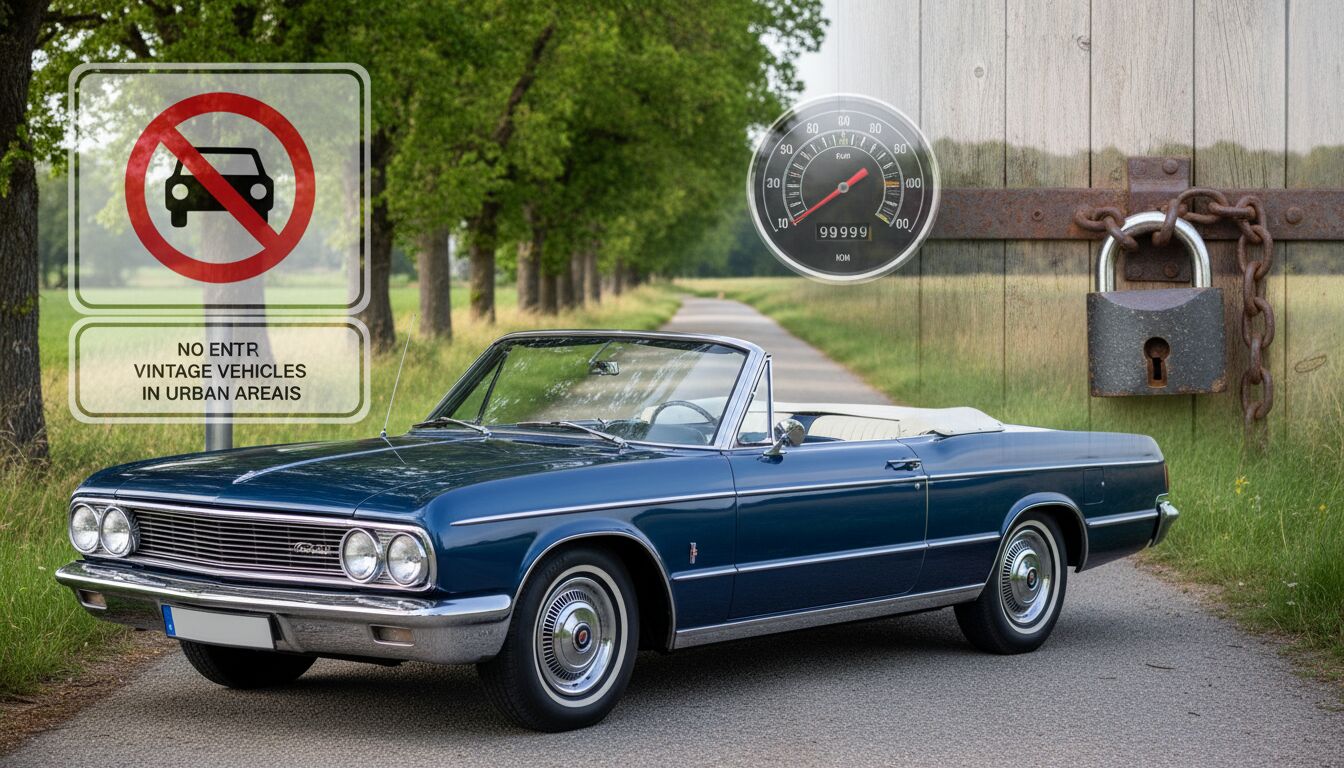 Découvrez les principaux inconvénients de passer un véhicule en collection, y compris les restrictions d'usage, les coûts d'assurance spécifiques et les contraintes administratives.